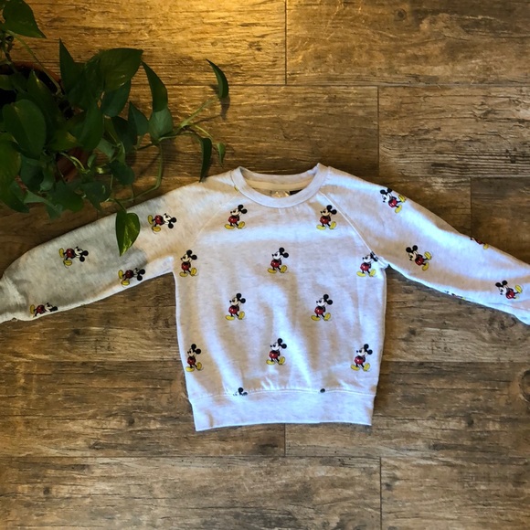 Disney Other - Disney Mickey Print Crewneck Sweatshirt